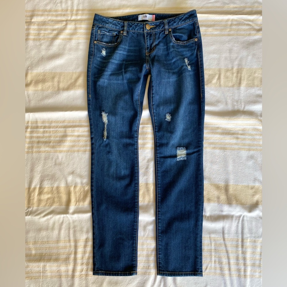 CAbi👖#3045 Slim Boyfriend Jeans (7.50” Low Rise)